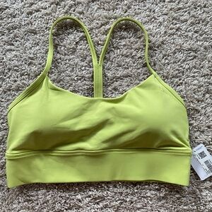 Lime Green Lululemon Sports Bra